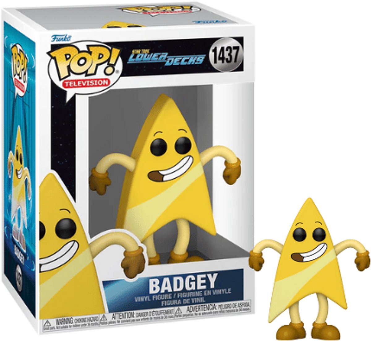 Funko-pop ! télévision : ponts inférieurs de Star Trek - Badgey