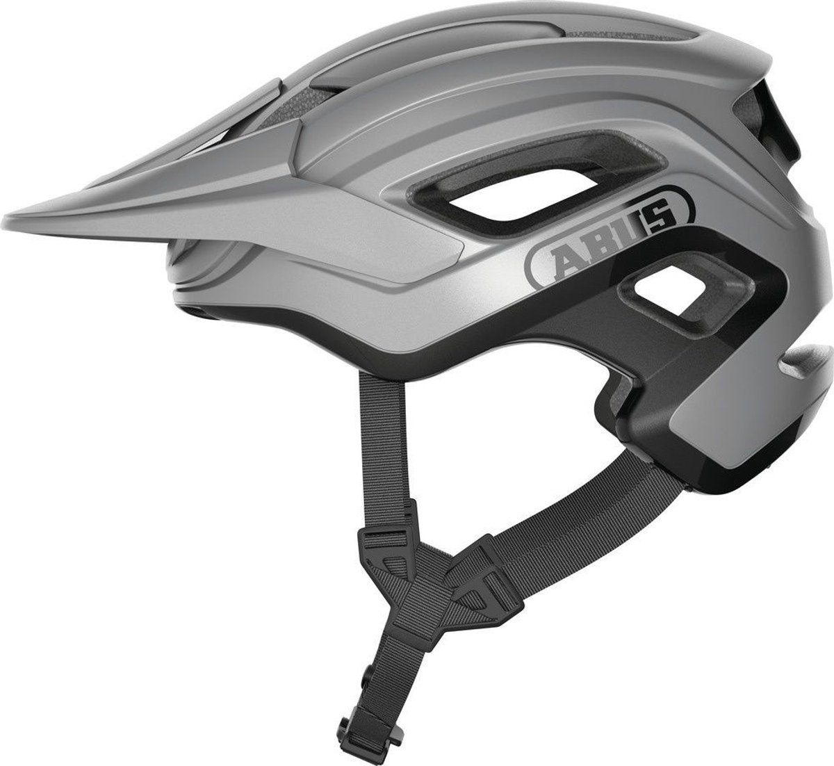 Abus casque cliffhanger brillant argent m 54-58cm
