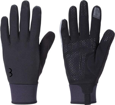 Bbb cycling controlzone gants de cyclisme hiver - 5 - 10 ℃ - gants de cyclisme coupe-vent hommes et femmes - gants de sport - compatible écran tactile - noir - taille xxl - bwg-36
