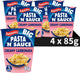 Batchelors big pasta 'n' sauce carbonara crémeuse - plat cuisiné en tasse - 4 pièces - prêt rapidement