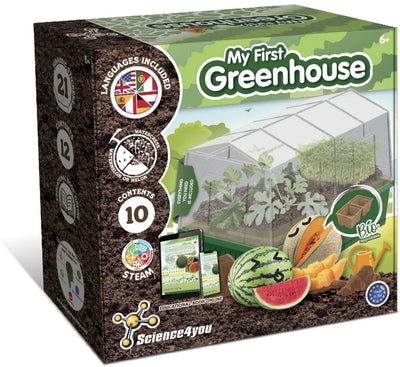 Science 4 you science4you ma première serre – boîte d'expérimentation pédagogique – jouets éducatifs de croissance des plantes – pour les enfants à partir de 8 ans