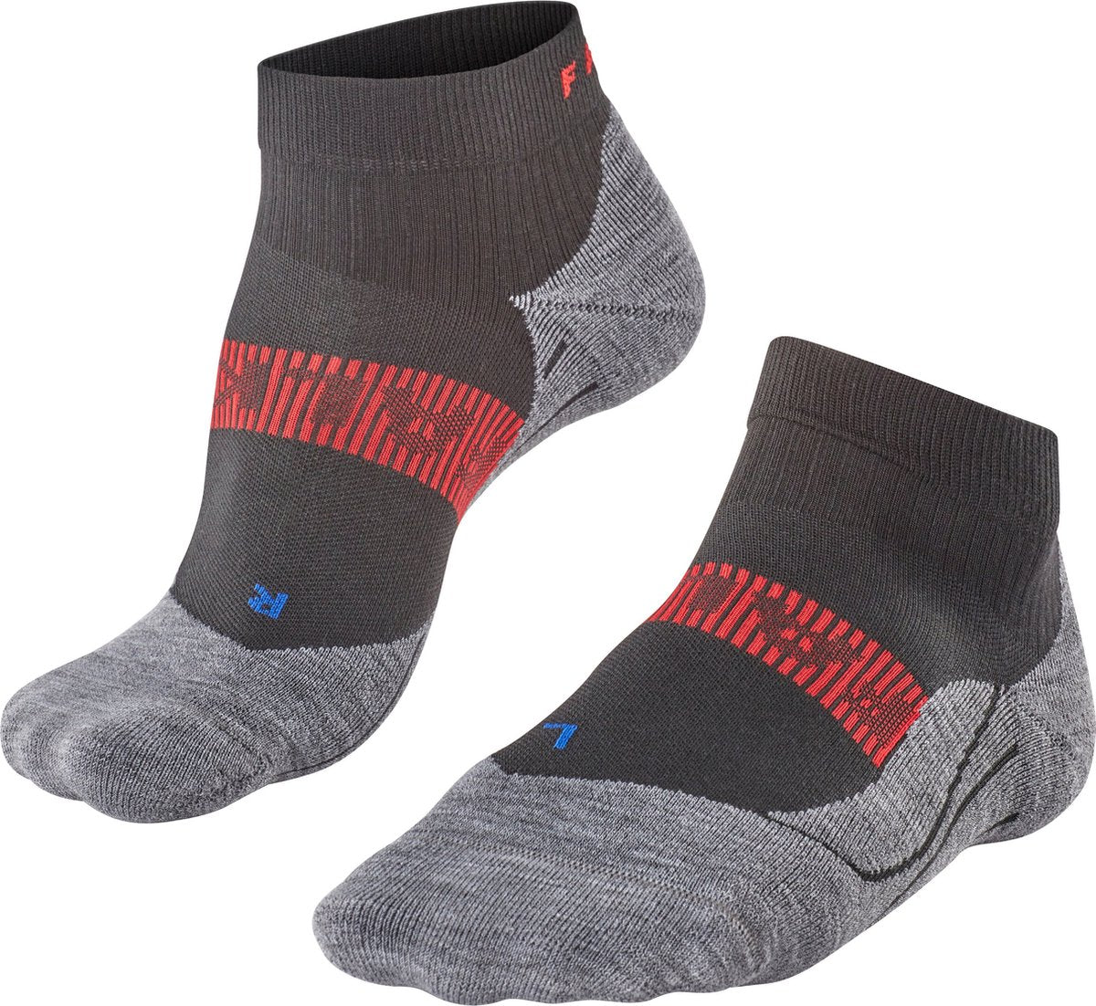 Falke ru4 cool chaussettes de course courtes en matériau fonctionnel anti-ampoules femme noir - taille 37-38