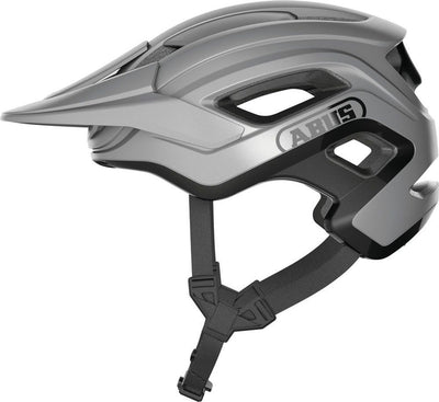 Abus casque cliffhanger brillant argent m 54-58cm