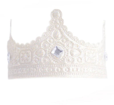 Petites aventures - couronne royale en argent - couronne enfant toute douce