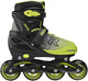 Roces jokey x rollers réglables garçons – rollers en ligne – patins de croissance – noir vert – taille 30-33
