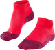 Falke ru4 light chaussettes de course courtes en lyocell anti-ampoules en matériau fonctionnel femme rouge - taille 39-40