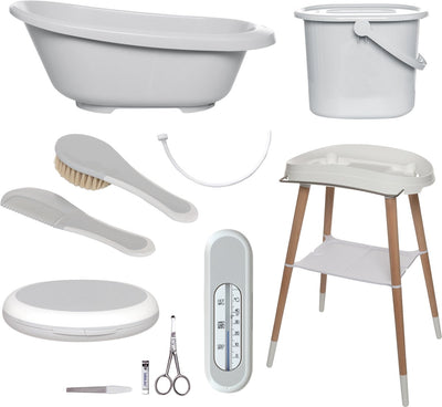 Ensemble de bain Bébé-jou 7 pièces sense gris clair