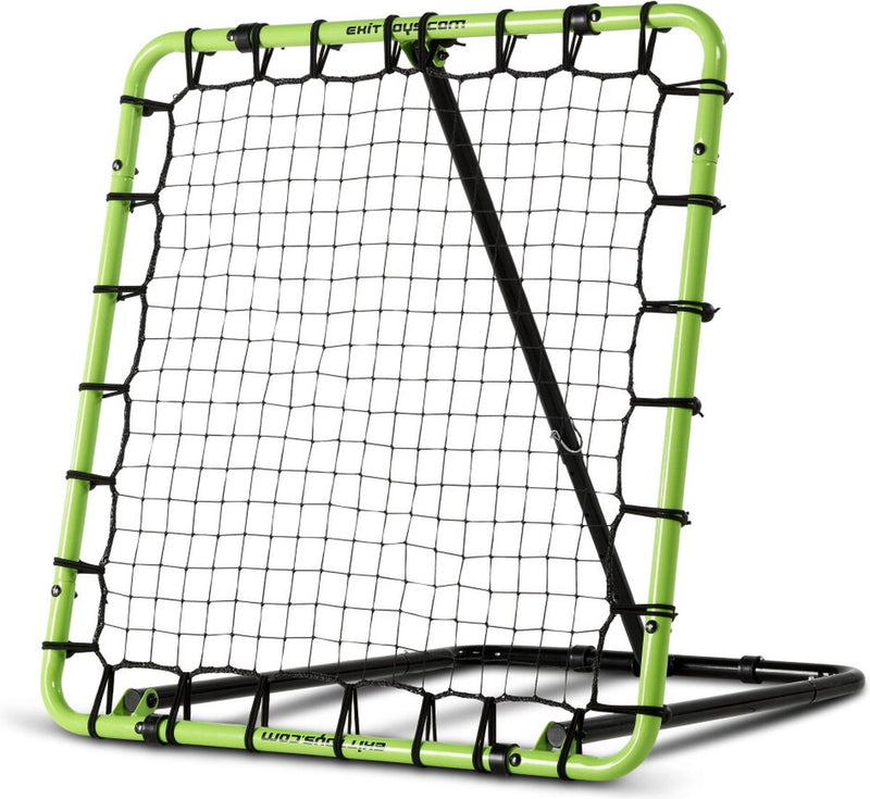 Exit toys rebondeur multisport exit tempo 100x100cm - tchoukball - rebondeur de football - matériel d'entrainement - extérieur - vert noir