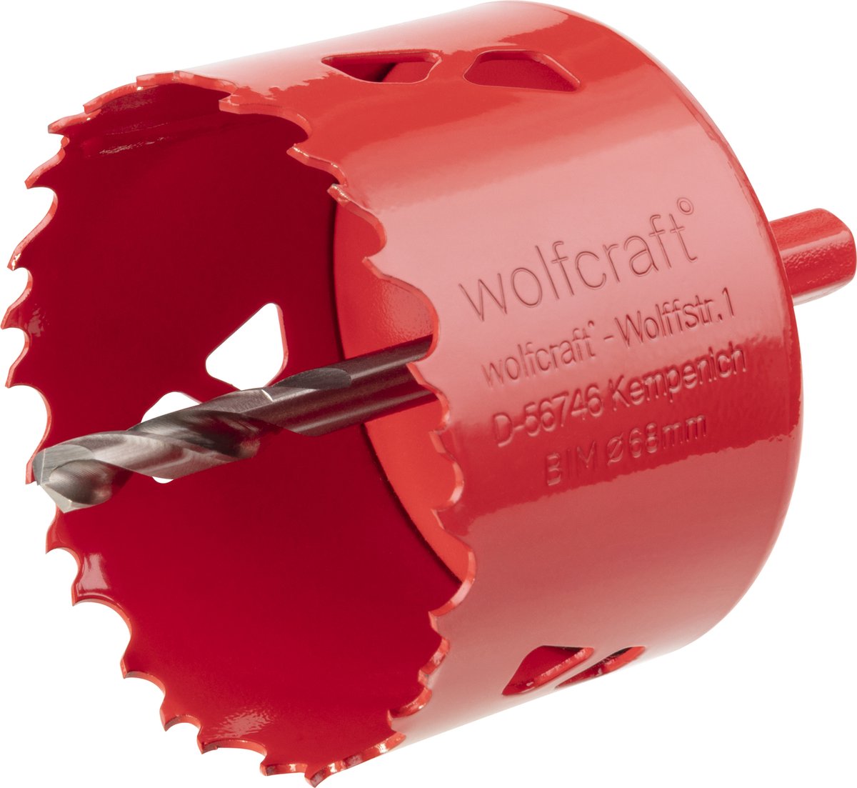 Wolfcraft - scie cloche 68 mm - foret bim 68 mm - 5474000
