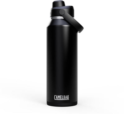 Gourde Camelbak thrive chug - 1,2 l - acier inoxydable - avec bouchon à vis - bouteille d'eau isolante - noir