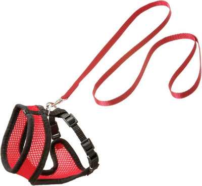 Ensemble harnais pour chat Flamingo - rouge noir - 120cm x 15mm