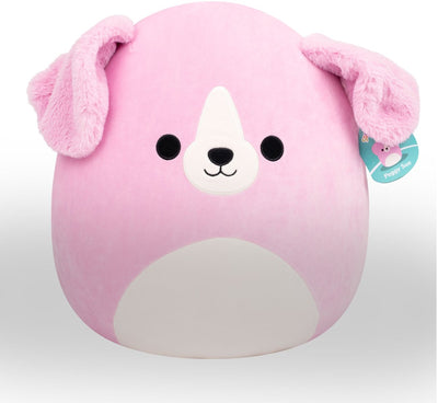 Squishmallows Jazwares - grande peluche (peggy sue - golden retriever rose avec ventre blanc) - peluche 40cm