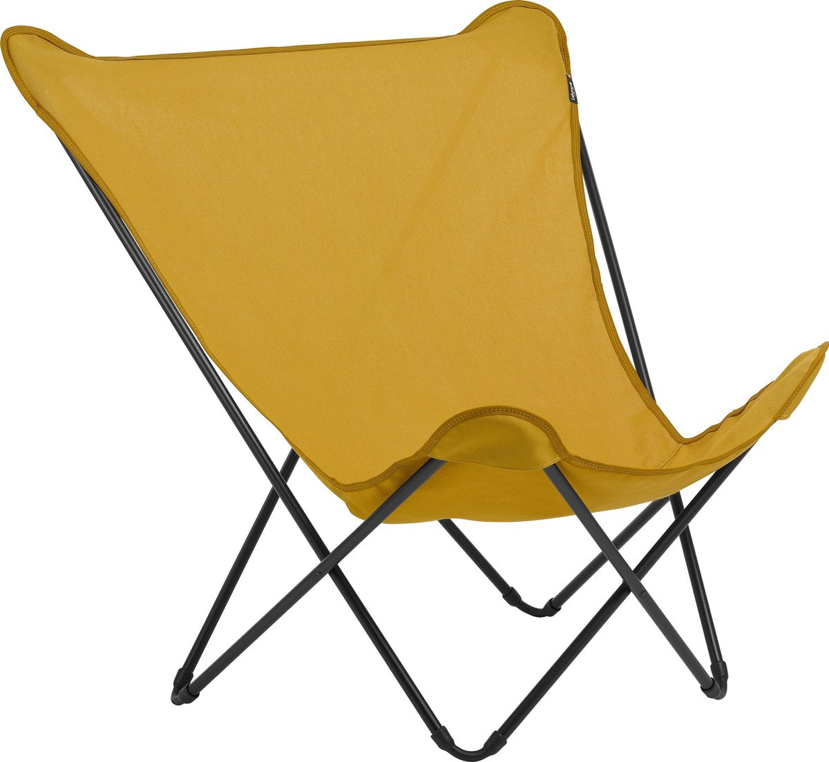 Lafuma pop up xl - chaise papillon - pliable - curry