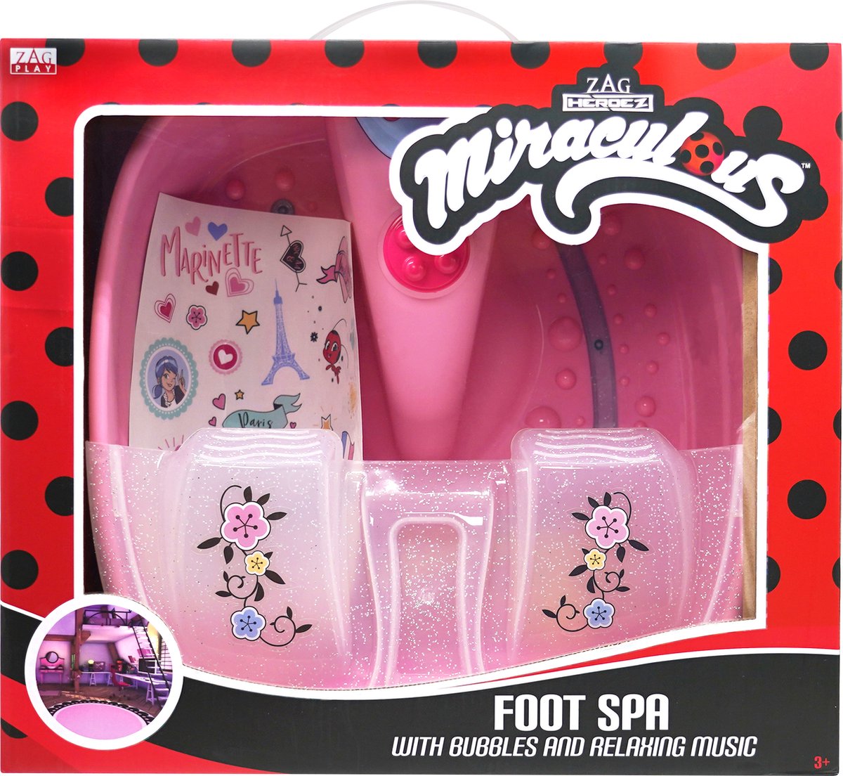 Miraculous - spa pour les pieds marinette