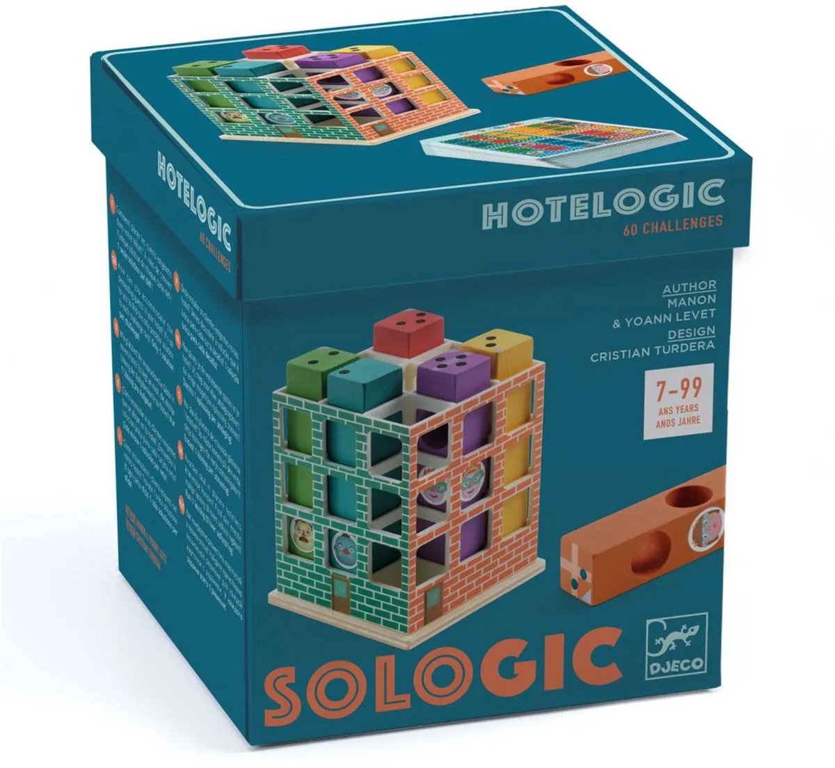 Djeco game hotelogic - jeu de réflexion stimulant pour enfants et adultes.