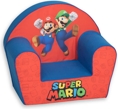 Simba Nintendo - Super Mario - Mario Luigi - siège enfant - canapé - à partir de 2 ans.