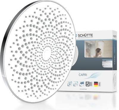 Douche de tête Schütte Capri - pomme de douche ronde - chrome blanc