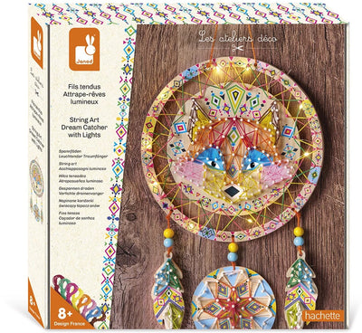 Janod - les ateliers déco - kit artisanal attrape-rêves renard