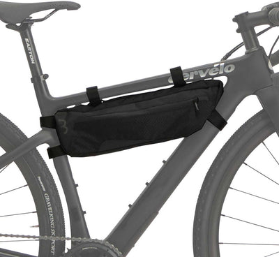 Bbb sac de cadre de vélo vélo de route vélo de gravier 3 litres - sac de vélo bikepacking résistant à l'eau - réglable - sacs de bikepacking - middle mate small bsb-142