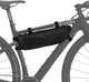 Bbb sac de cadre de vélo vélo de route vélo de gravier 3 litres - sac de vélo bikepacking résistant à l'eau - réglable - sacs de bikepacking - middle mate small bsb-142