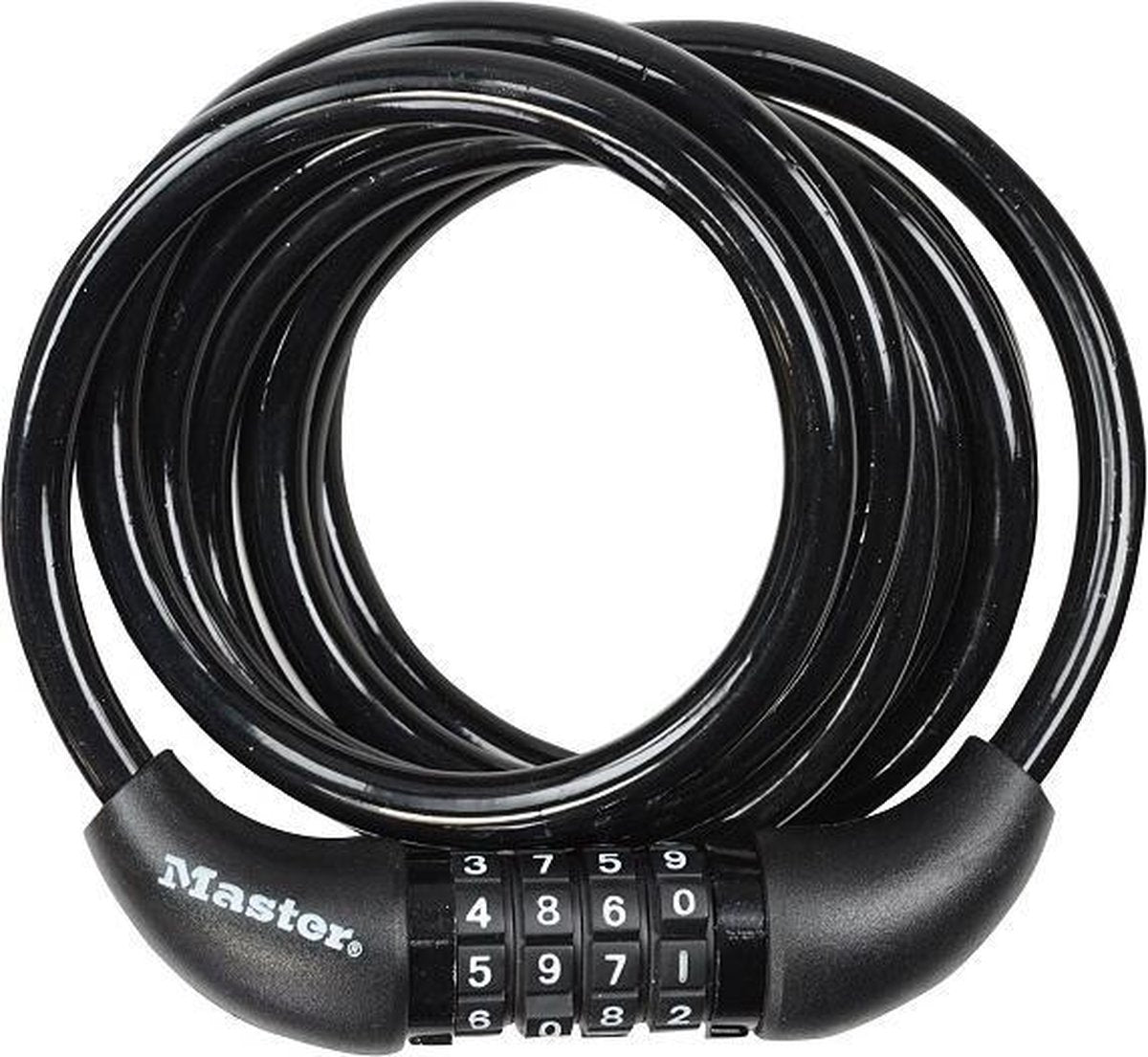 Câble antivol spiralé Masterlock, 1,80m x 8mm - 8221eurdpro 8221eurdpro