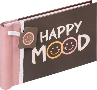Walther ma-133 happy mood - mini album à spirale - 36 photos 10 x 15 cm - marron