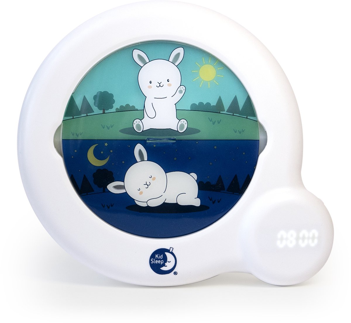 Pabobo kid'sleep essential sleep trainer enfants - Réveil enfant LED 3 en 1 avec projection - blanc