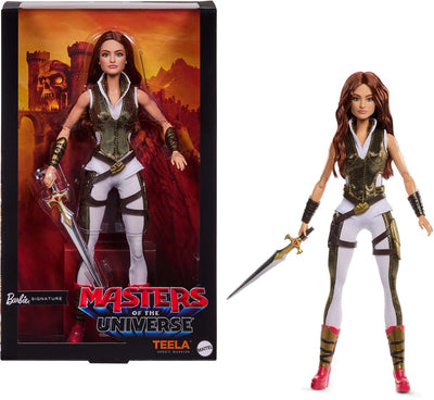 Mattel les maîtres de l'univers film 2026 poupée barbie signature teela poupées 30 cm