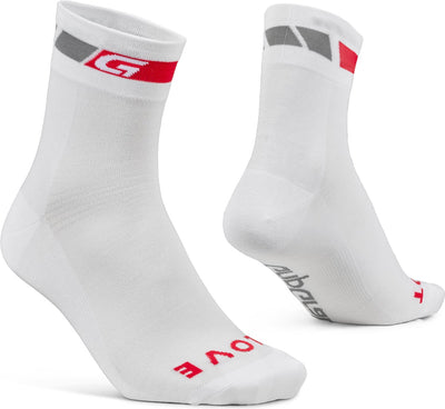 Gripgrab - chaussettes de cyclisme d'été coupe régulière classiques 1 paire de chaussettes de cyclisme coolmax - blanc - unisexe - taille xs (35-38)
