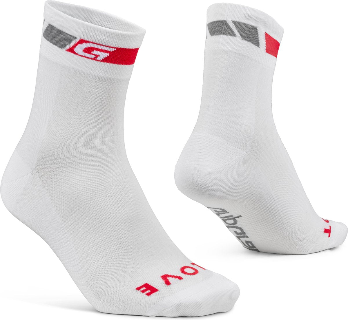 Gripgrab - chaussettes de cyclisme d'été coupe régulière classiques 1 paire de chaussettes de cyclisme coolmax - blanc - unisexe - taille s (38-41)