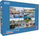 Puzzle de Gibson Cornwall by the Sea 4x500 pièces en carton.