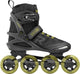 Roces warp thread tif 84 rollers en ligne unisexe – roues 4x84mm – rollers fitness – noir vert – taille 40