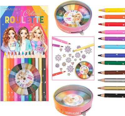 Depesche - roulette de couleur top model - crayons de couleur