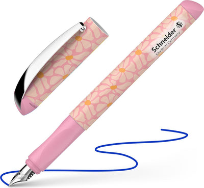 Stylo plume Schneider papeterie Schneider-glam-fleurs-rose-m-s-167768