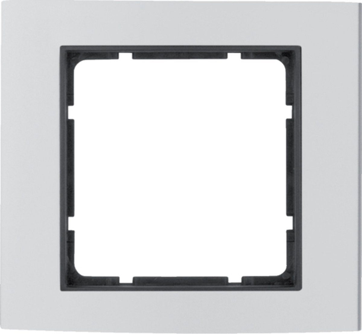 Hager 10113004 - aluminium - anthracite - aluminium - mat - sans vis - bouleau - 1 pièce(s)