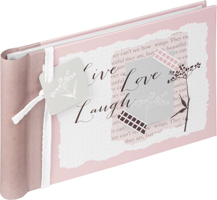 Walther ma-135 Lovely - mini album à insert avec spirale - 36 photos 10 x 15 cm - motif rose