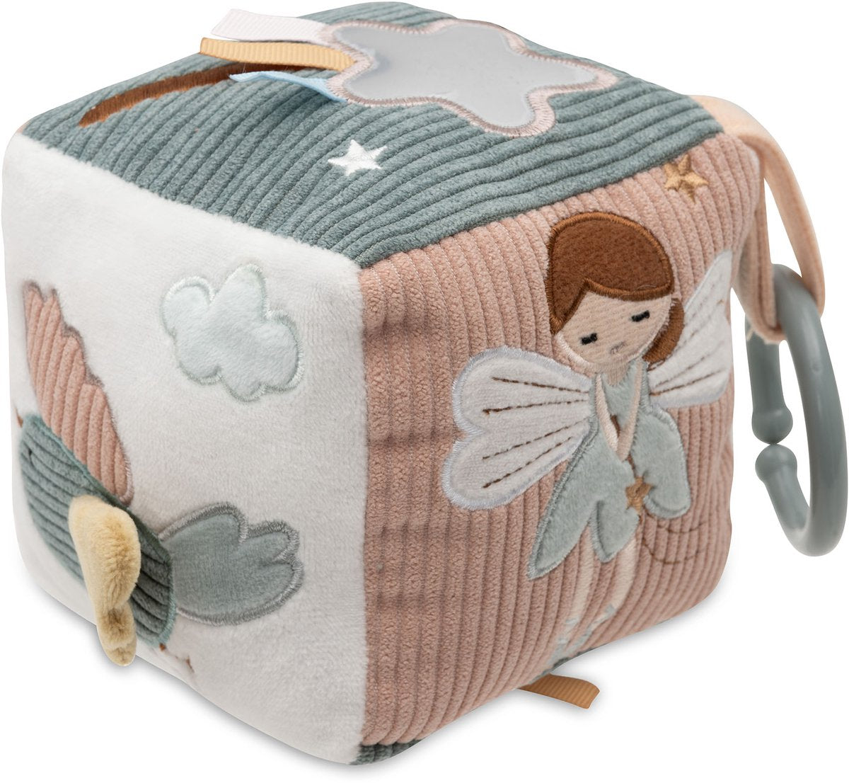 Cube d'activité bébé Jollein - jolis oiseaux - polyester - jouets sensoriels
