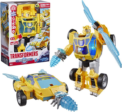 Transformers cyberworld energon surge bumblebee power spark - figurine 28cm