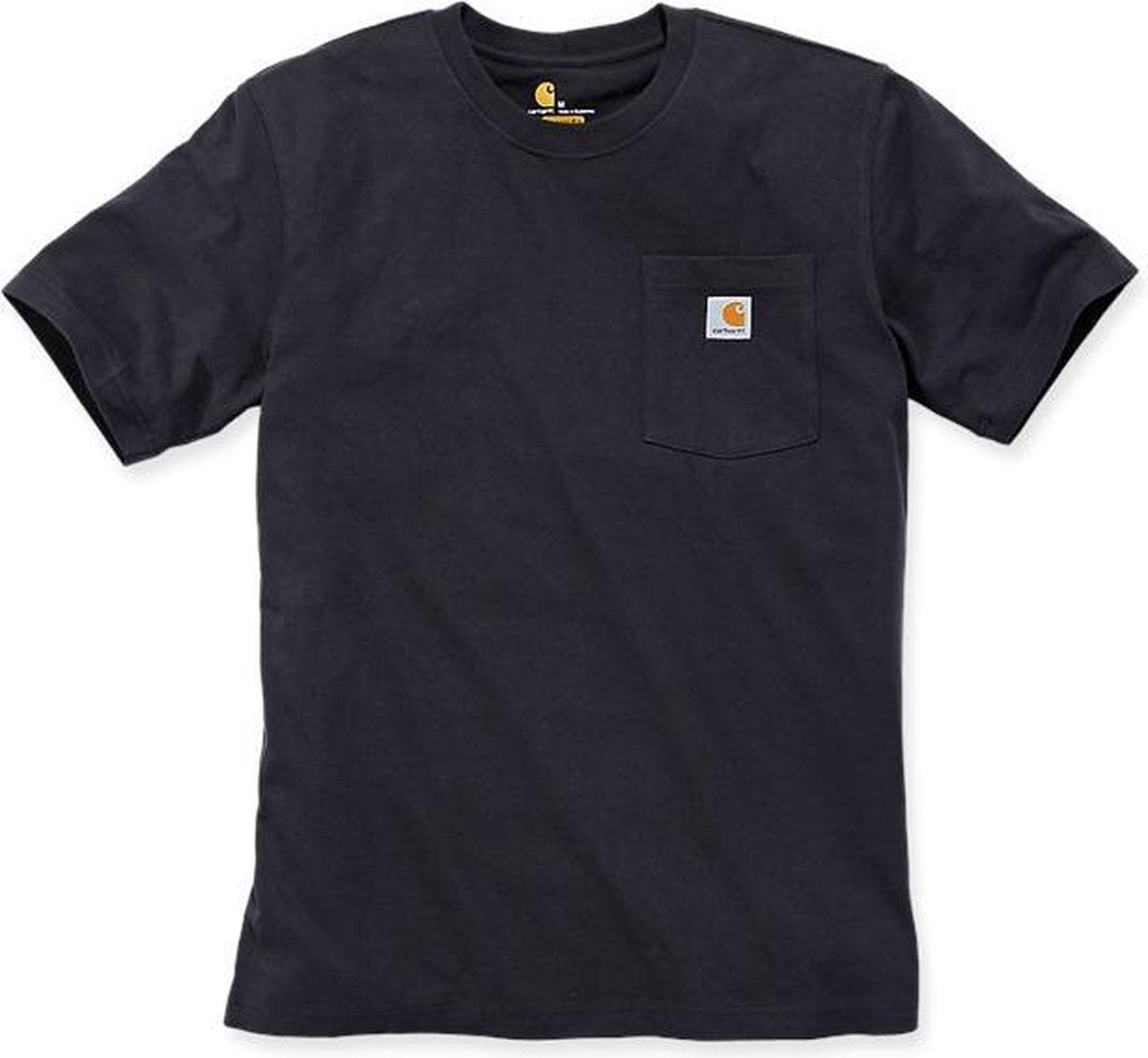 Carhartt 103296 t-shirt à poche pour vêtements de travail - coupe décontractée - noir - m