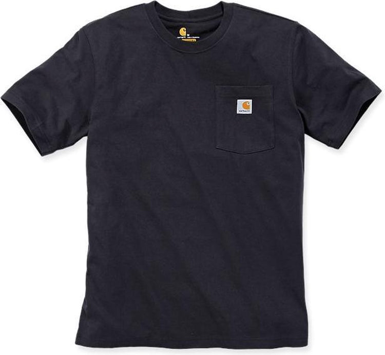 Carhartt 103296 t-shirt à poche pour vêtements de travail - coupe décontractée - noir - m