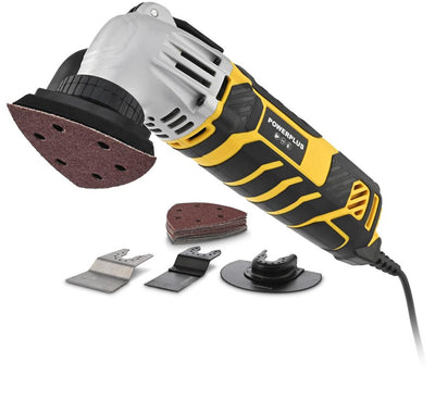 Outil multifonction oscillant électrique Powerplus POWX1344 - outil multifonction 310 W jusqu'à 21 000 tr/min - incl. 22 accessoires