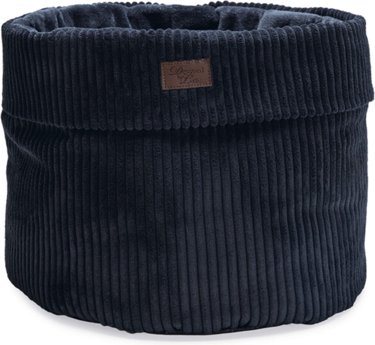 Designed by Lotte panier pour chat nervuré anthracite 50 x 50 x 35 cm - chat