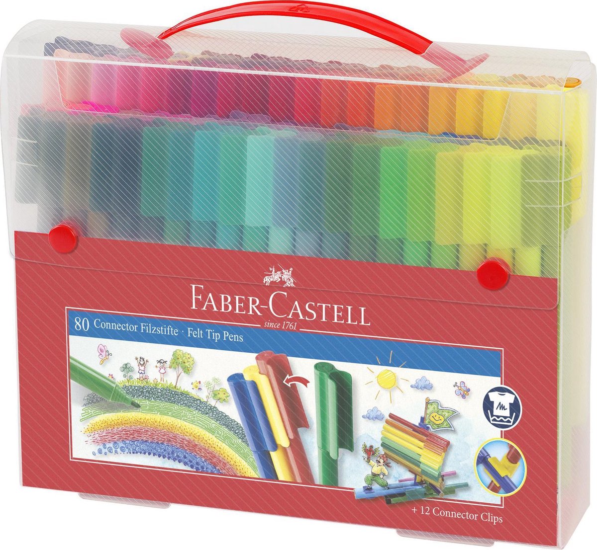 Faber-Castell étui de connecteur pour stylo-feutre 80 pièces