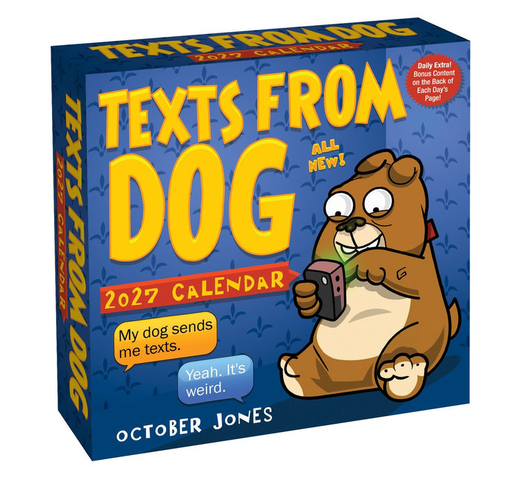 Textes du calendrier quotidien 2027 du chien