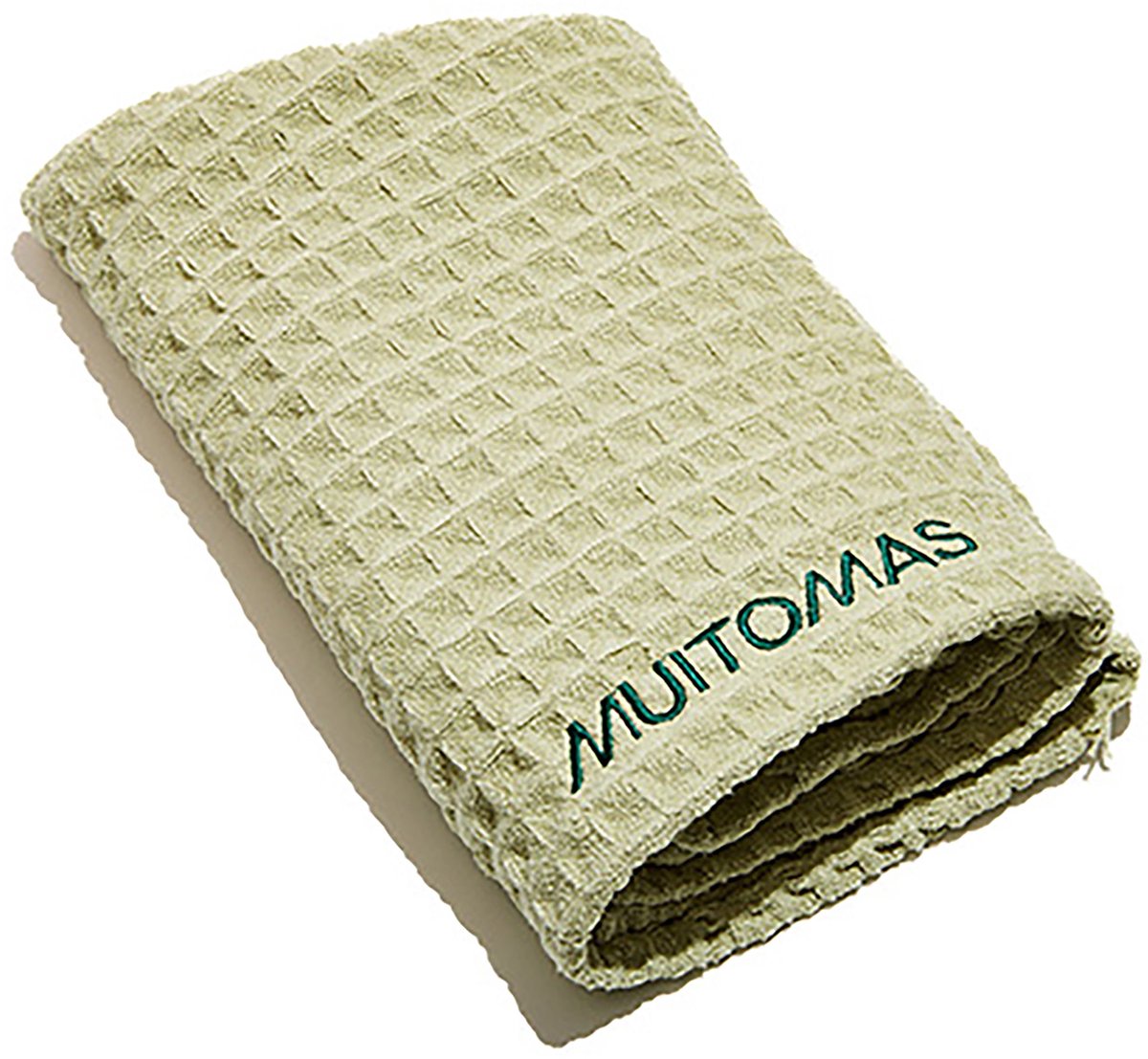 Serviette pour cheveux Muitomas – super absorbante – séchage rapide – couleur élégante – légère et compacte – vert