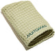 Serviette pour cheveux Muitomas – super absorbante – séchage rapide – couleur élégante – légère et compacte – vert