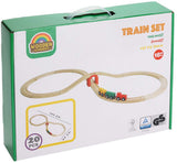 Ensemble de train en bois, 20dlg. - afbeelding 1