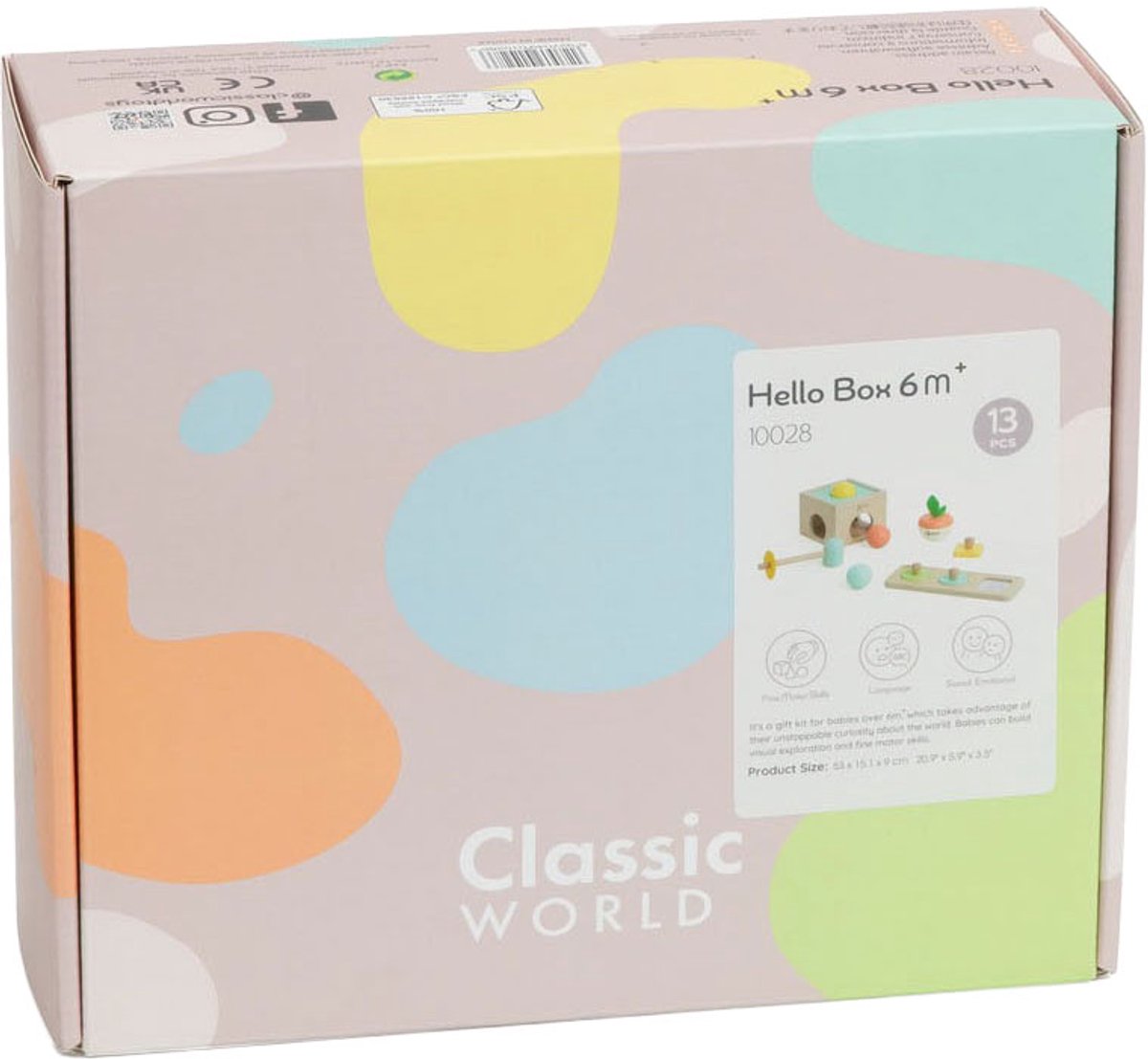 Classic World Baby Baby Hello Toy Box 6-12 mois