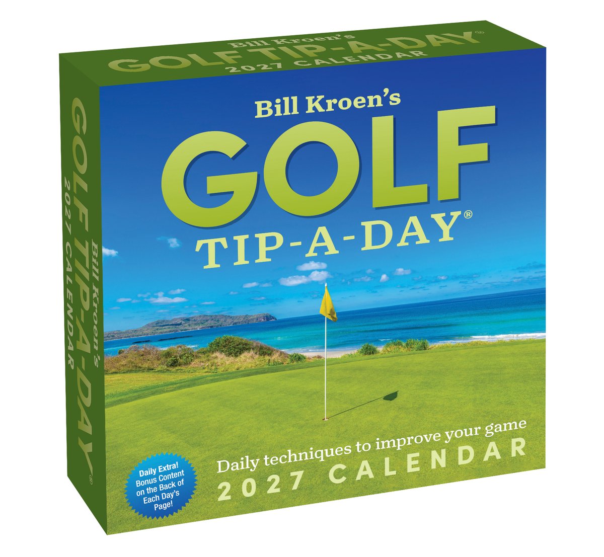 Calendrier quotidien 2027 de Bill Kroen's Golf Tip-a-Day