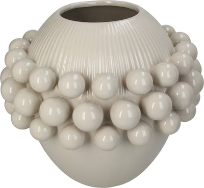 Vase boule collection HD faïence 27,2x27,2x24,5cm